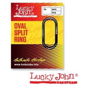 Кольца заводные Lucky John OVAL SPLIT RINGS, 10 шт. 