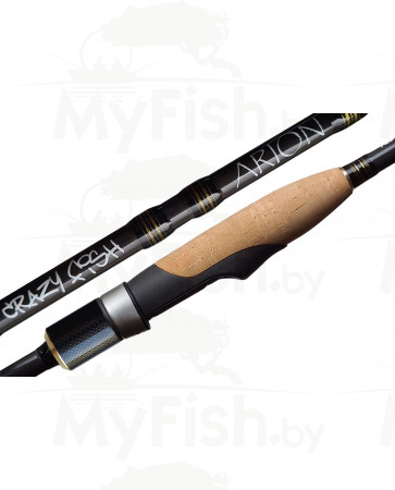 Удилище спиннинговое CRAZY FISH Arion 209cm 0,7-5g line 0,2-0,4 PE EFF 64g, арт.: ASR702ULS