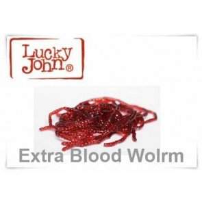 Искусственный мотыль Lucky John Extra Blood Worm, арт.: 140201