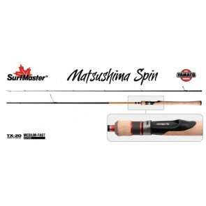 Спиннинг штекерный, 2 колена, S Master YS5002 Yamato Series Matsushima Spin TX-20,4.5-19,2.44 м, уголь; SM-YS5002-244, арт.: 77840-KVR