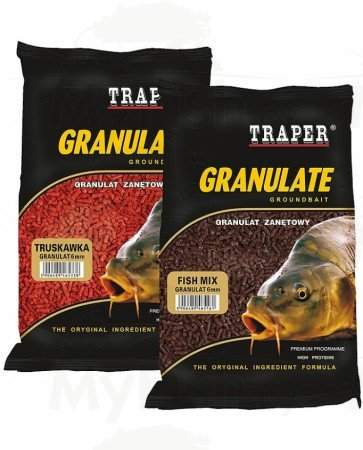 Прикормка TRAPER GRANULAT 5 mm / 1 kг (Wanilia) ваниль, арт.: 8392-ABI