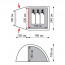Кемпинговая палатка TRAMP Bell 3 (V2), арт.: TRT-80-KEM