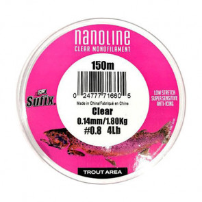 Леска монофильная Sufix Nanoline Trout, 150м, арт.: SNL00C150-SB
