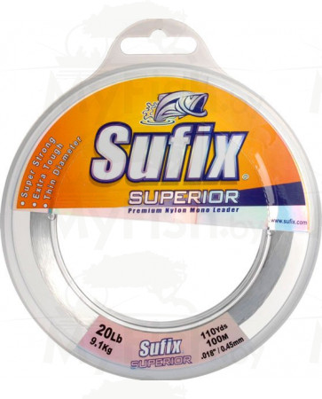 SUFIX Superior Leader Clear, 2,0 мм, 227 кг, 100 м , арт.: DS1OF200024A9U