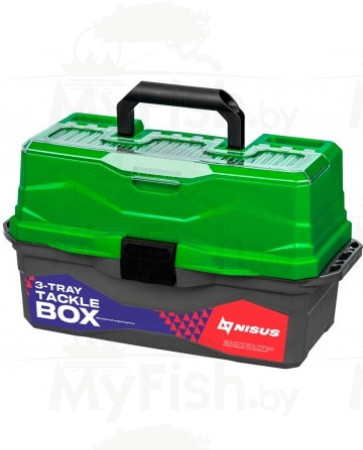 Ящик для снастей Tackle Box трехполочный NISUS TON-237608, арт.: 104744-KVR