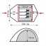 Универсальная палатка TRAMP Lair 3 (V2), арт.: TRT-39-KEM