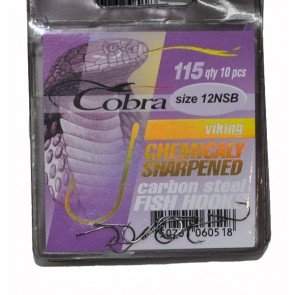 Крючки Cobra VIKING, 115NSB, 10 шт. , арт.: C115NSB-002-SB