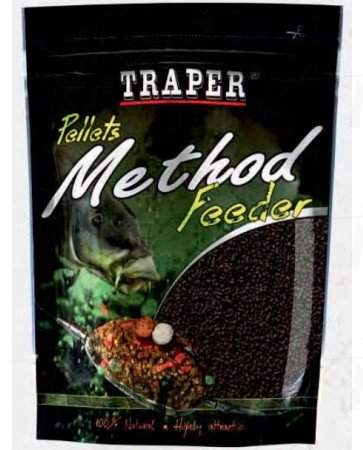 Прикормка Traper Method Feeder Pellet 4/500, Fresh Strawb, арт.: 8918-ABI