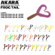 Твистер Akara Frog Tail 20 017 (8 шт.); MFT20-017-F8