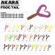 Твистер Akara Frog Tail 20 K002 (8 шт.); MFT20-K002-F8