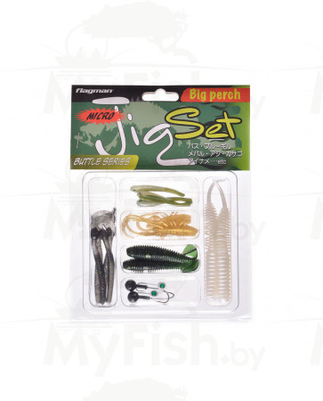 Набор спиннинговых приманок Flagman Big perch, арт.: FS_BP-FL
