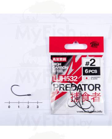 Крючки трейлерные Lucky John PREDATOR LJH532, арт.: LJH532-000-SB