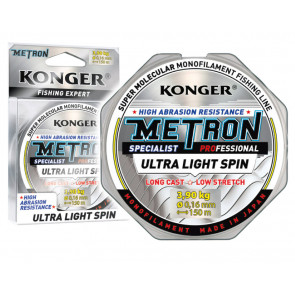 Леска KONGER METRON SPECIALIST ULTRA LIGHT SPIN 150 м, арт.: УТ-00002536-RI