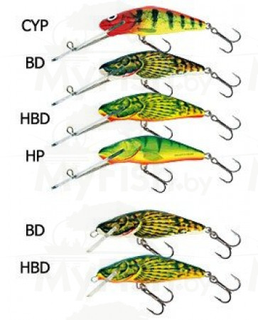 Воблер SALMO PL BD 6 F Bullhead, арт.: QBD-6F-SB