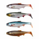 Приманка мягкая SAVAGE GEAR 3D River Roach 14cm 28g Clear Water Mix 4шт