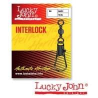 Вертлюжок-застёжка Lucky John INTERLOCK