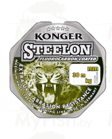 Леска KONGER STEELON FLUOROCARBON 30 м, арт.: УТ-00002506-RI