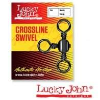 Вертлюжки трёхсторонние Lucky John CROSSLINE, 7 шт. 