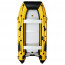 Лодка Polar Bird 385М New Merlin (черно-желтая) стеклокомпозит, арт.: ПБ47-KEM