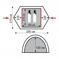 Универсальная палатка TRAMP Scout 2 (V2)