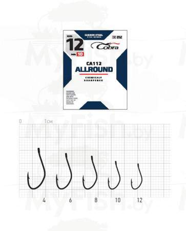 Крючки Cobra AllROUND CA112, арт.: CA112-000-SB