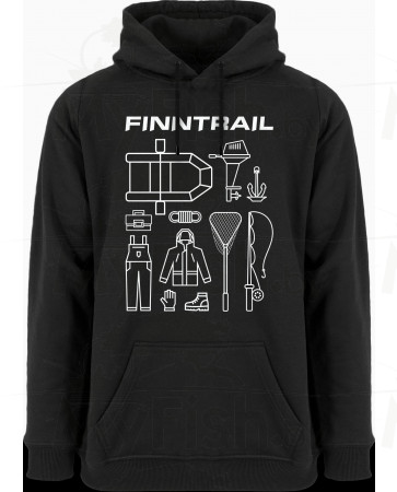 Толстовка Finntrail H2 TETRIS FISH., арт.: 6801Black-SB-FINN