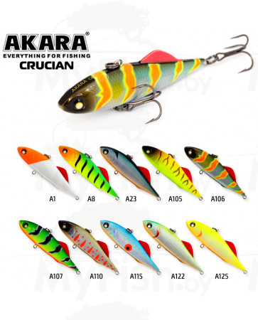 Воблер Akara раттлин Crucian 60 мм 15 гр. (8/15 oz 2,4 in) A3; CR60-A3, арт.: 93420-KVR