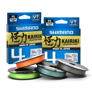 Леска плетёная SHIMANO Kairiki 4 PE 150 м серая, арт.: LDM54TES-SB