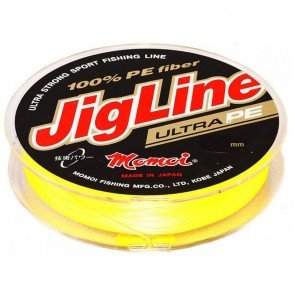 Леска плетеная Momoi JigLine Ultra PE 100м желтая, арт.: 402510-ART-SB