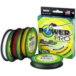 Плетеная леска POWER PRO Hi-Vis Yellow, размотка 135 м., желтая, арт.: PP135HVY000