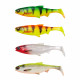 Приманка мягкая SAVAGE GEAR 3D River Roach 14cm 28g Dark Water Mix 4шт