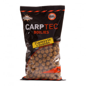 Бойлы тонущие DYNAMITE BAITS Carp-Tec Pineapple & Banana 15 мм. 1 кг., арт.: DY1163-NORM