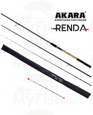 Удилище штекерное (угольное) фидерное 3 колена Akara Renda Feeder TX-20 (40-80-120) 3,3 м; ARF-330, арт.: 94112-KVR
