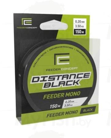 Леска монофильная Salmo Feeder Concept DISTANCE BLACK 150/025, арт.: FC4001-025