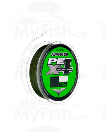 Шнур ForMax Avanger Feeder PE X4 Moss Green 0.13мм, арт.: FX41110-013-FL