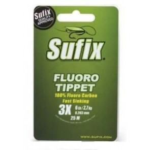 Леска флюорокарбоновая SUFIX Fluoro Tippet Clear, размотка 25 м., прозрачная, арт.: DS1IL000024A3F