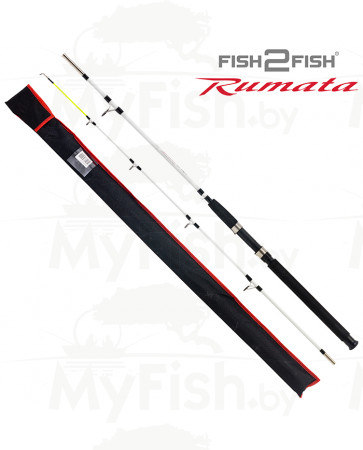 Спиннинг штекерный (стекловолокно) 2 колена Fish 2 Fish Rumata (80-150) 1,65 м; F2FR-165, арт.: 97578-KVR