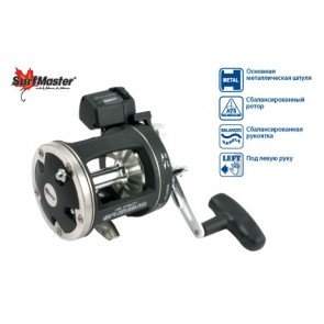 Катушка мультипликаторная Surf Master Atlantic ATL 600,4bb, L со счётчиком; SMA-ATL600-4-LS, арт.: 40312-KVR