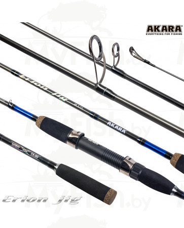 Спиннинг штекерный (угольный) 2 колена Akara Erion Jig TX-30 (5-25) 2,1 м; AE19-5-210, арт.: 98305-KVR