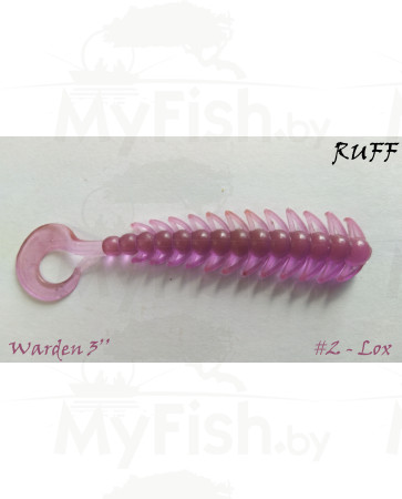 Съедобная плавающая резина RUFF WARDEN 3" (76 мм) 6 шт., арт.: RUFF-WARDEN3"-SB
