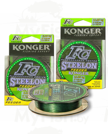 Леска KONGER STEELON FC FEEDER 150 м, арт.: УТ-00002538-RI-SB