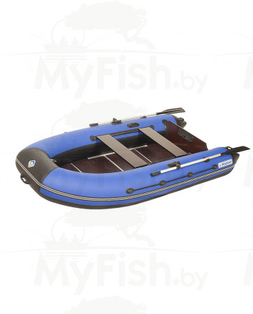 Лодка моторная килевая Лоцман 300 ЖС синий/черный, арт.: ЛМ-300 ЖС/К blu/bl