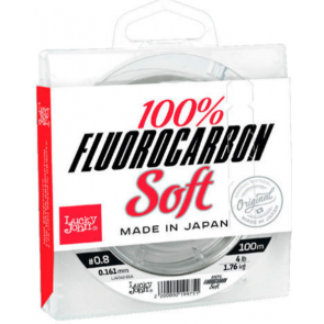 Леска моно. Lucky John FLUOROCARBON Soft 100м, арт.: LJ4049-000-SB