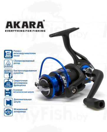 Катушка безынерционная Akara Geden FG2000 6bb; AKG2000-6, арт.: 88458-KVR