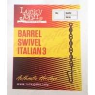 Вертлюжок-застёжка Lucky John BARREL SWIVEL ITALIAN 3