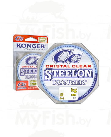 Леска монофильная KONGER STEELON CRICTAL CLEAR 150м. 0,28мм, арт.: 240150028-RI1
