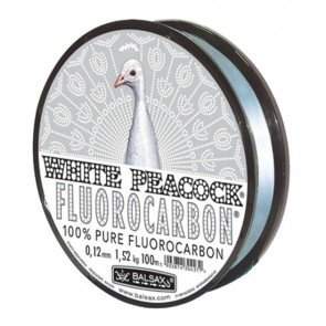 Леска флюорокарбоновая Balsax White Peacock Fluorocarbon 100м, арт.: 402100-ART-SB