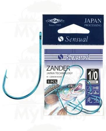 Крючки SENSUAL ZANDER Nr HS9496, BL, 5шт, арт.: 9670-ABI-SB