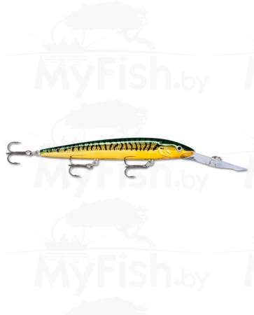 Воблер RAPALA Downdeep Husky Jerk 14 суспендер 4,4-5,5м, 14см, 23гр. DHJ14-GGM, арт.: DHJ14GGM