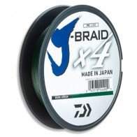 Леска плетеная DAIWA J-Braid X4 135м (зеленая), арт.: 410890-ART-SB
